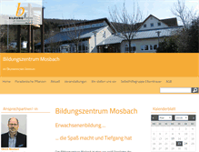 Tablet Screenshot of bildungszentrum-mosbach.de